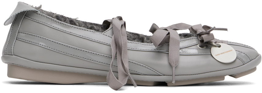 Kiko Kostadinov Gray Lella Hybrid Ballerina Flats Kiko