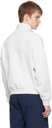 Sporty & Rich Gray Upper East Side Sweatshirt