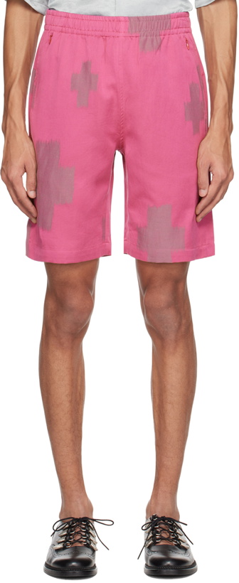 Photo: NEEDLES Pink Drawstring Shorts