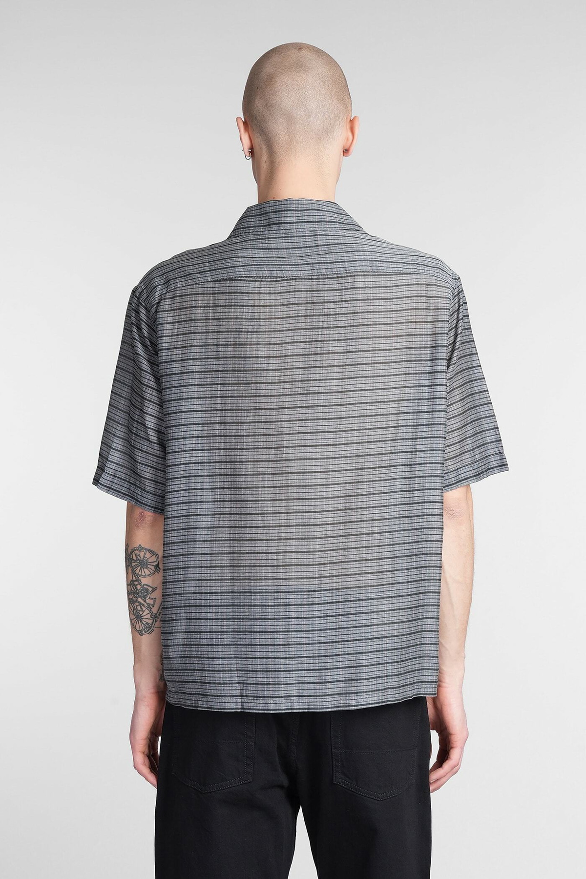 【美品】OUR LEGACY Heusen shirt 24AW サイズ48 Our Legacy Heusen Shirt In Grey Cotton Our Legacy