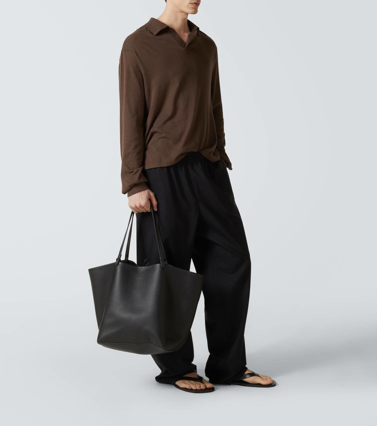The Row Park XL leather tote bag The Row