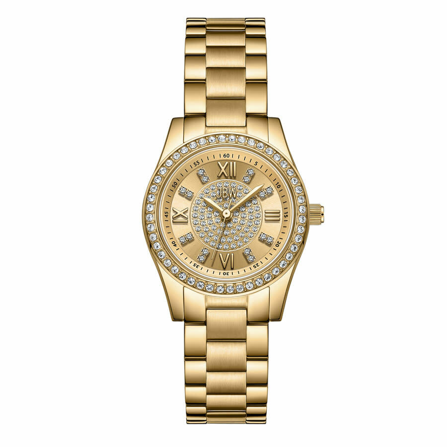 JBW Mondrian 28 Quartz Gold Dial Unisex Watch J6391A