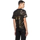 Versace Jeans Couture Black Allover T-Shirt