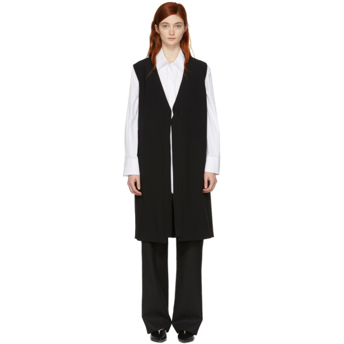 Sara Lanzi Black Tie Long Vest