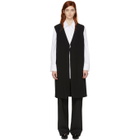 Sara Lanzi Black Tie Long Vest