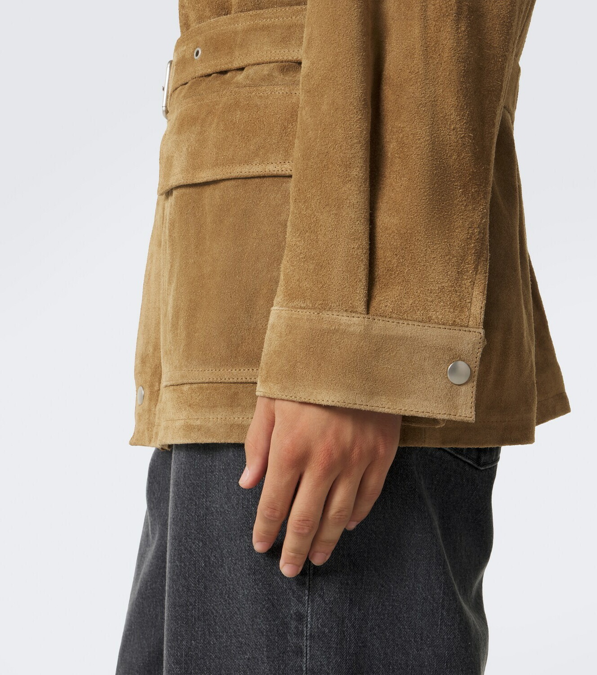Arma Doran belted suede jacket