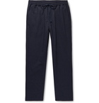 Barena - Slim-Fit Wool-Blend Seersucker Drawstring Trousers - Blue