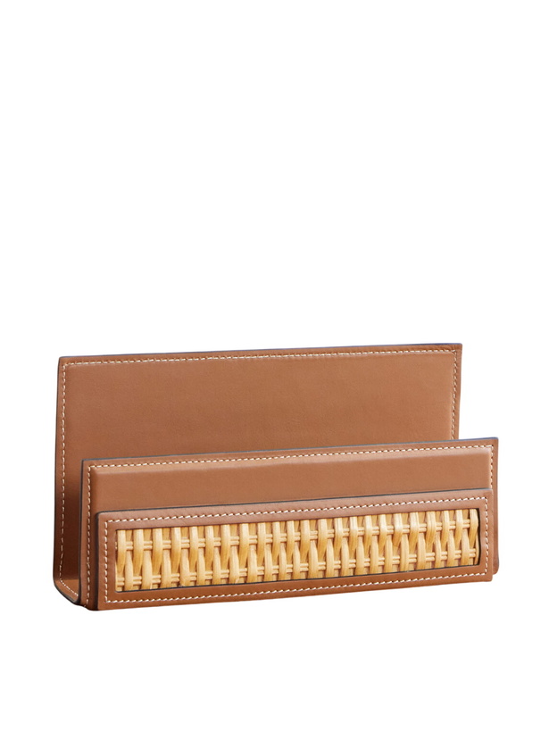 Photo: Ralph Lauren Home - Bailey Woven Leather Letter Rack