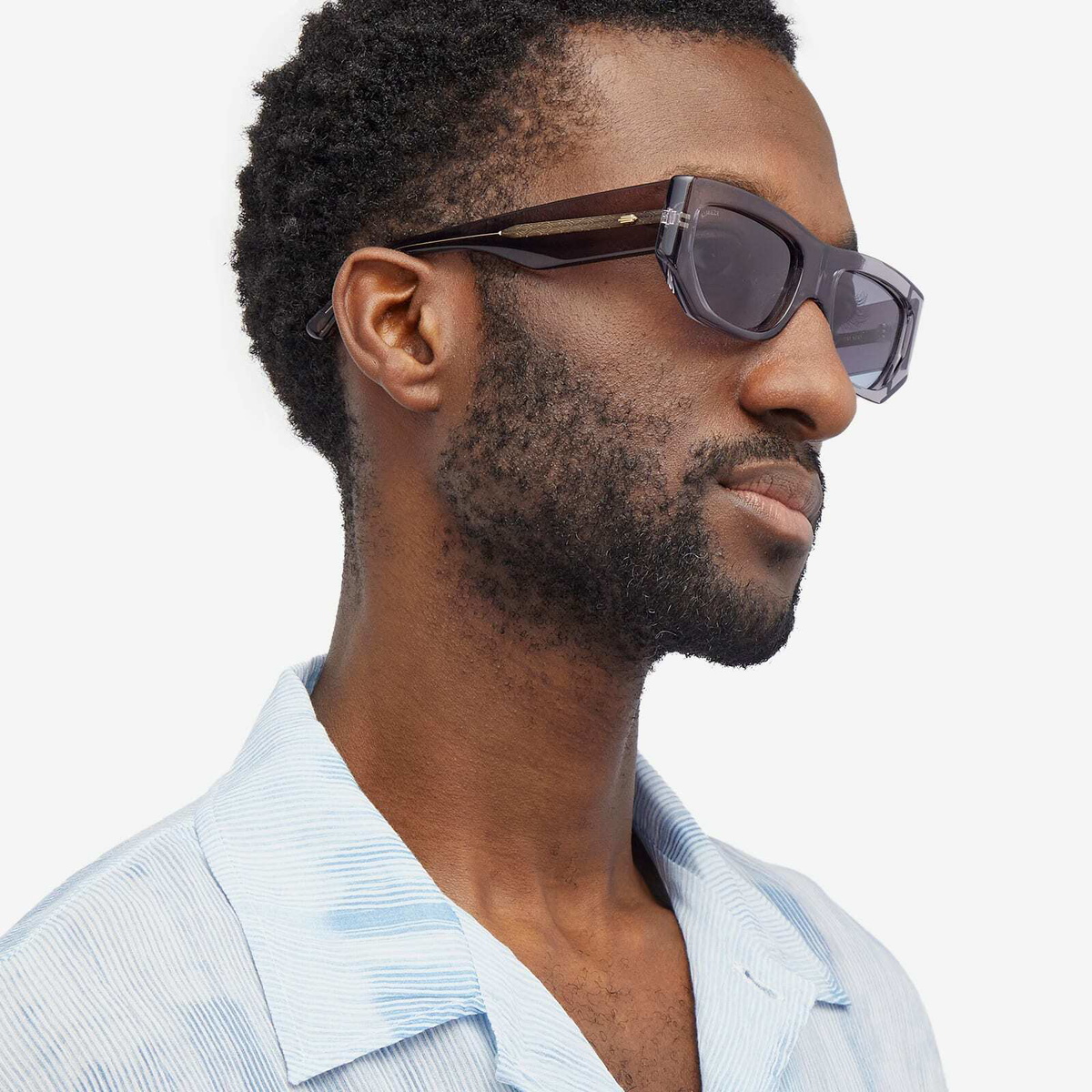KIMEZE Men's Concept 1 Sunglasses in Grey Crystal 