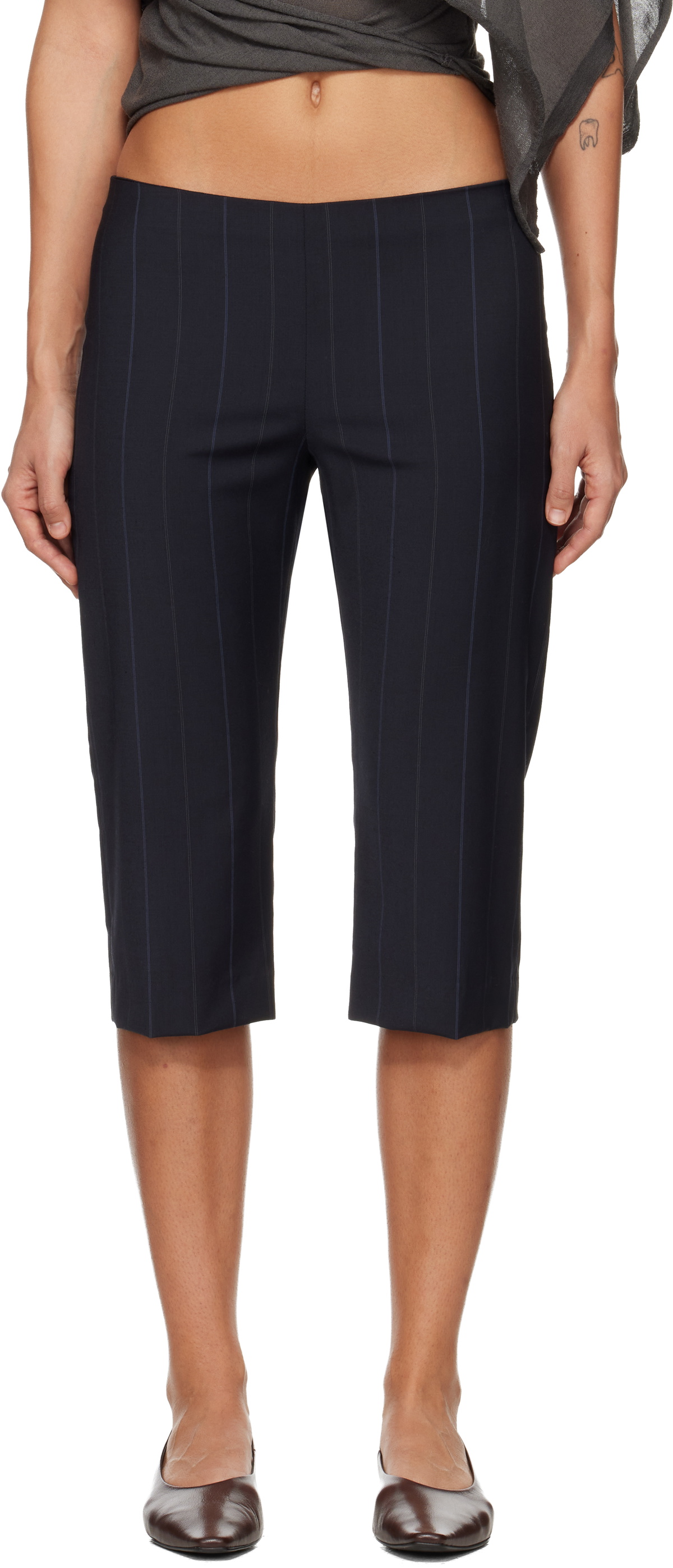 Paloma Wool Navy Tinas Shorts