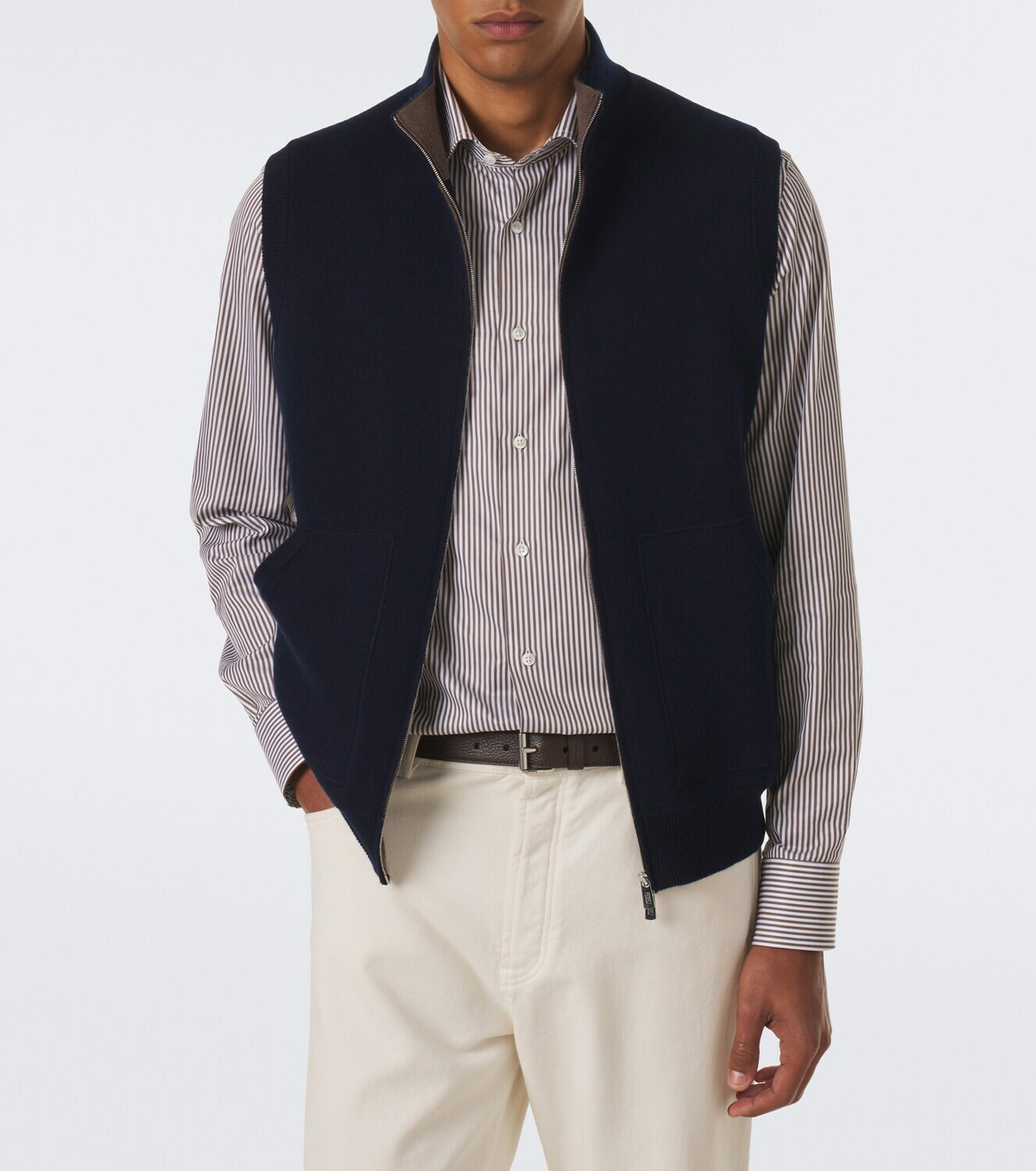 Fedeli Knitted cashmere vest