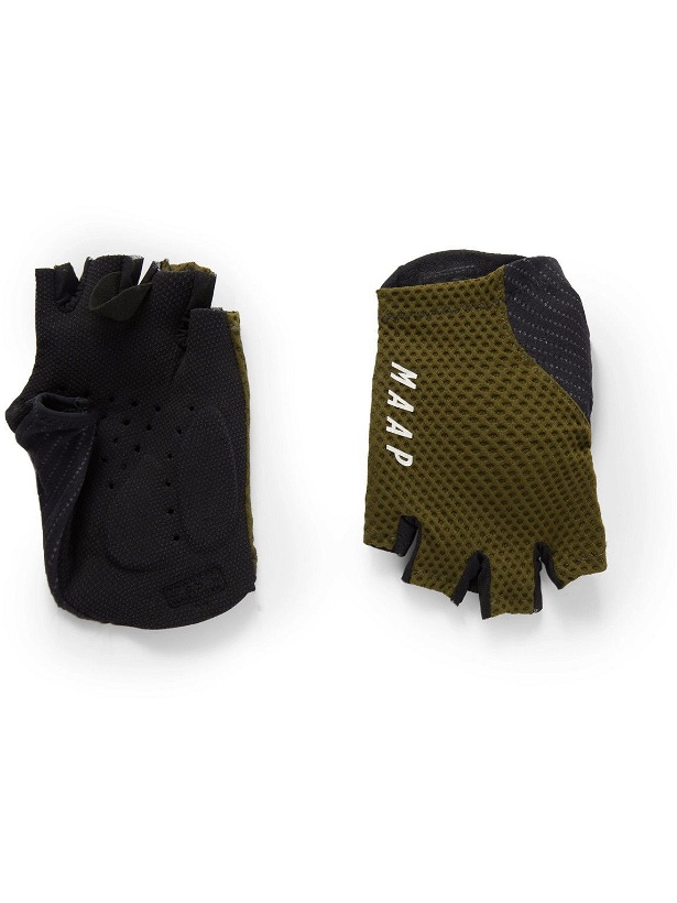Photo: MAAP - Pro Race Hybrid Cell System and Mesh Cycling Gloves - Green