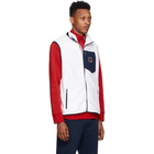 Polo Ralph Lauren White Fleece Sport Vest