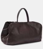 The Row Elio Bourse leather tote bag