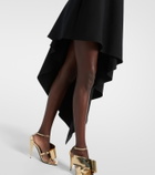 Givenchy Asymmetric draped wool cocktail dress