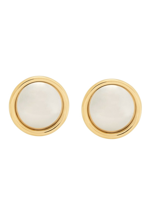 Photo: Jacquemus Les Boucles Spheres Two-tone Drop Earrings - Silver - One Size