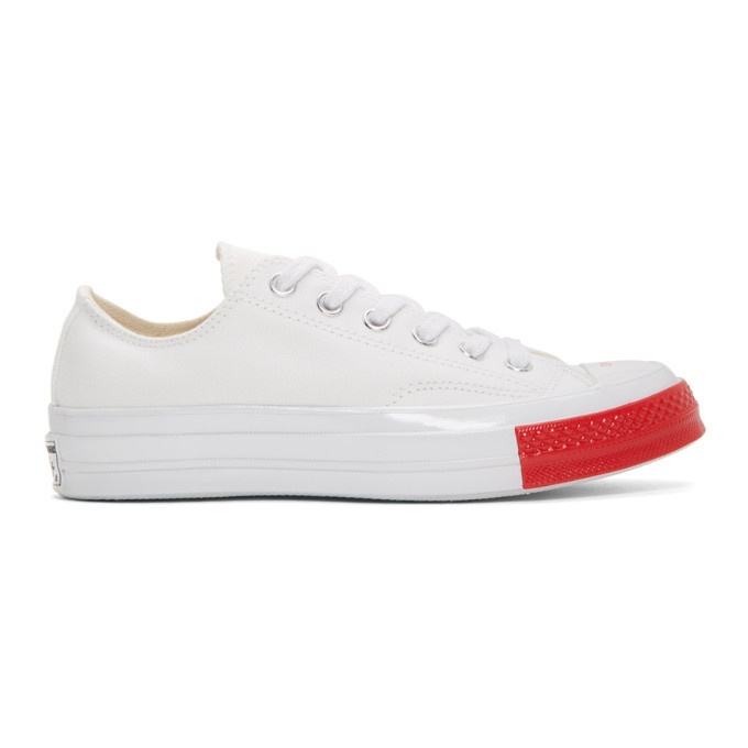 Photo: Undercover White Converse Edition Chuck 70 Ox Sneakers