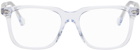 Gucci Transparent Square Glasses
