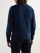 Anonymous ism - Space-Dyed Bouclé Sweater - Blue