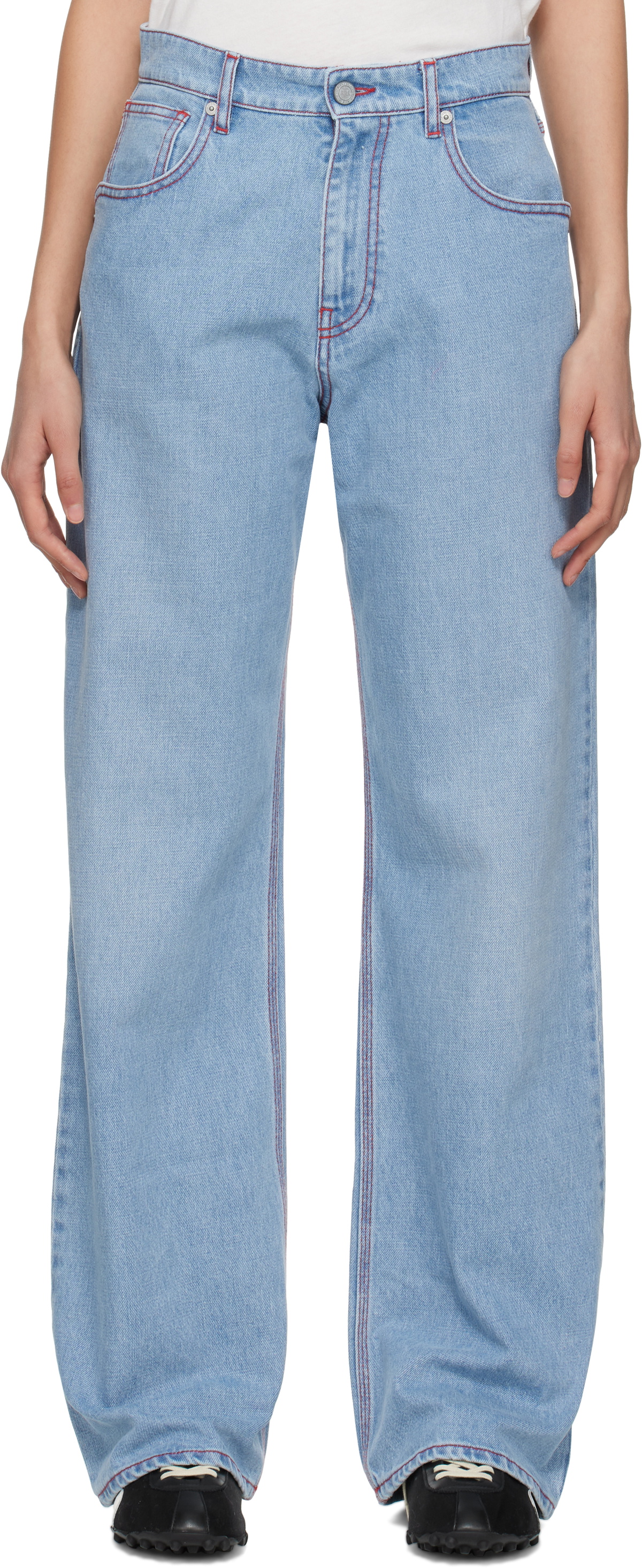 ERL DENIM STAR JACQUARD PANTS デニムパンツ