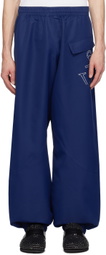 JW Anderson Blue Twisted Sweatpants