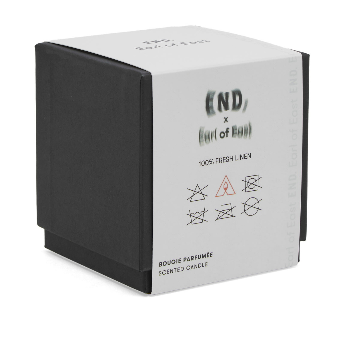 END. x Earl Of East 'Laundromat' Candle in White/Pink 