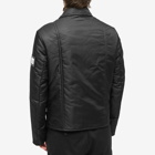 MM6 Maison Margiela Men's Nylon Harrington Jacket in Black