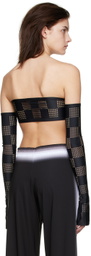 FAL-ASH Black Polyester T-Shirt