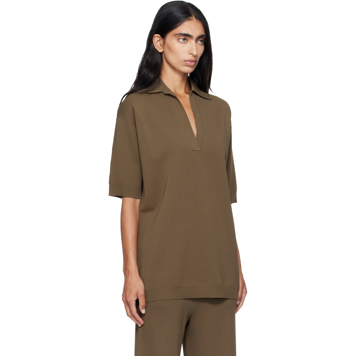 Max Mara Taupe Alpino Polo