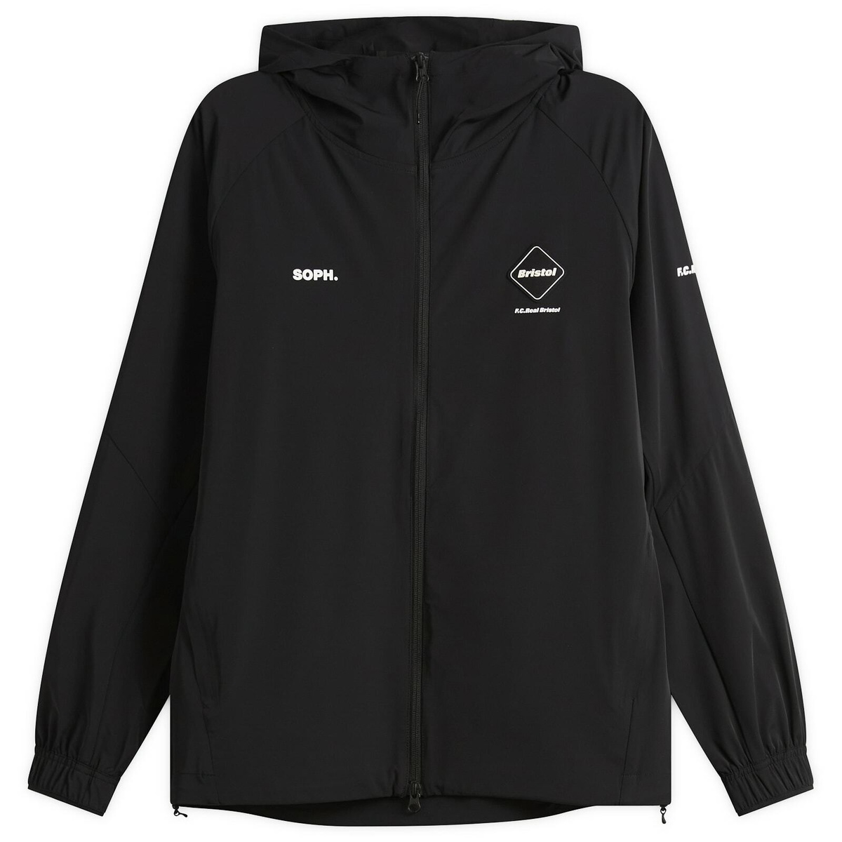 F.C. Real Bristol Men's Cordura 4Way Stretch Ventilation Jacket in Black