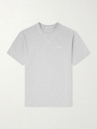 Givenchy - Logo-Embroidered Cotton-Jersey T-Shirt - Gray
