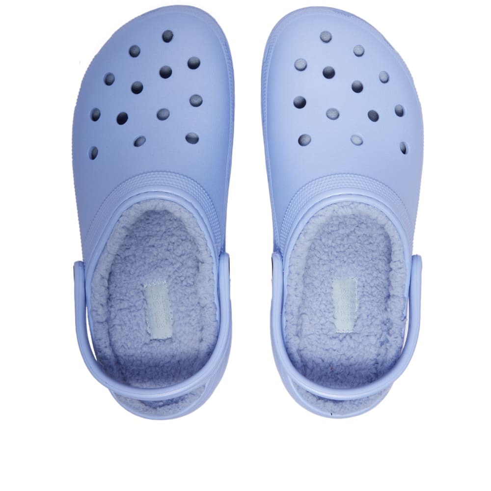 Crocs Womens Classic Platform Lined Clog In Moon Jelly Crocs 6168