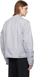 A. A. Spectrum Gray Coressen Padded Reversible Jacket