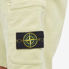 Stone Island Men's Garment Sweat Short in Light Green