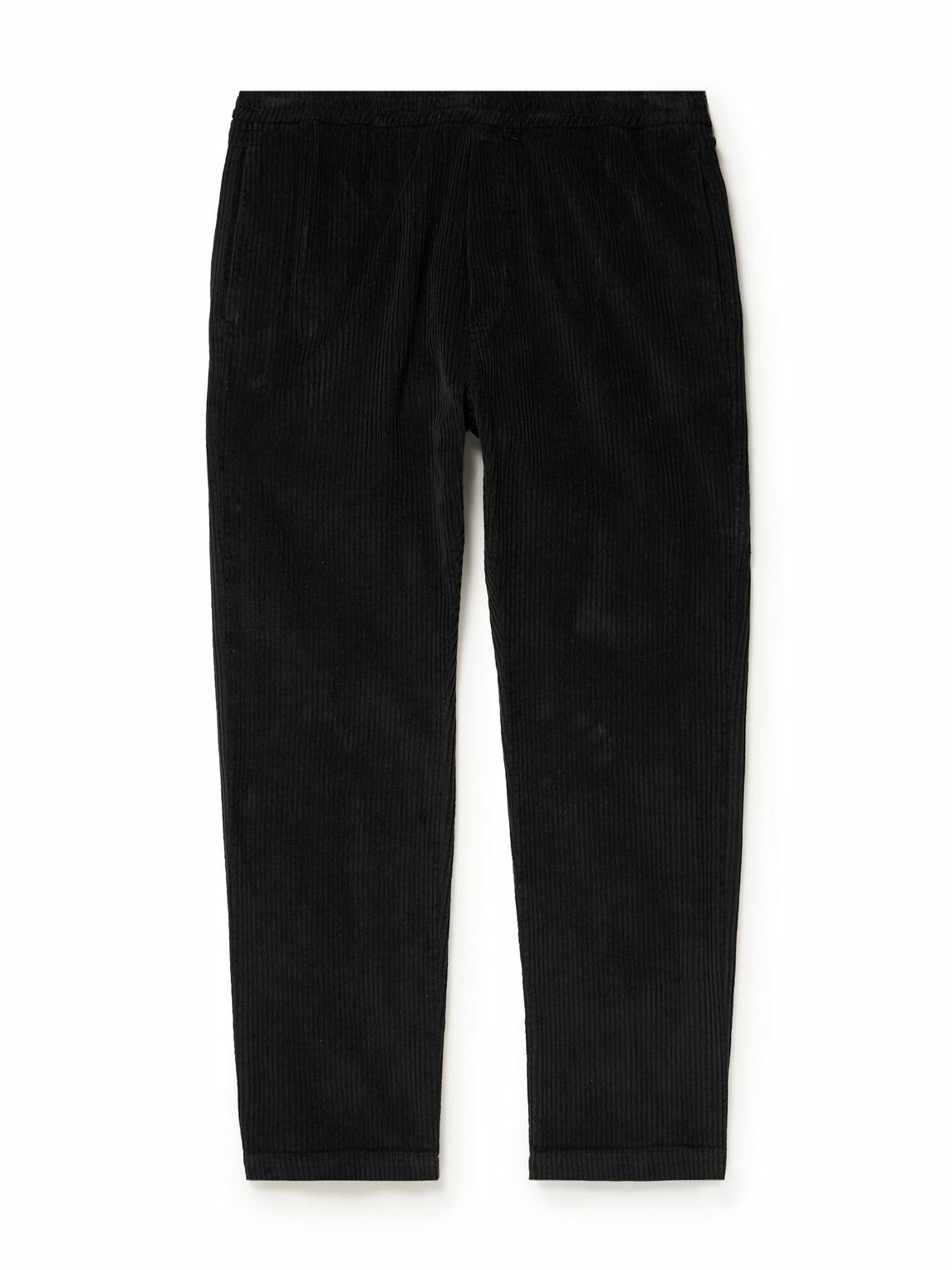 Barena - Riobardo Stretch-Cotton Corduroy Trousers - Black Barena