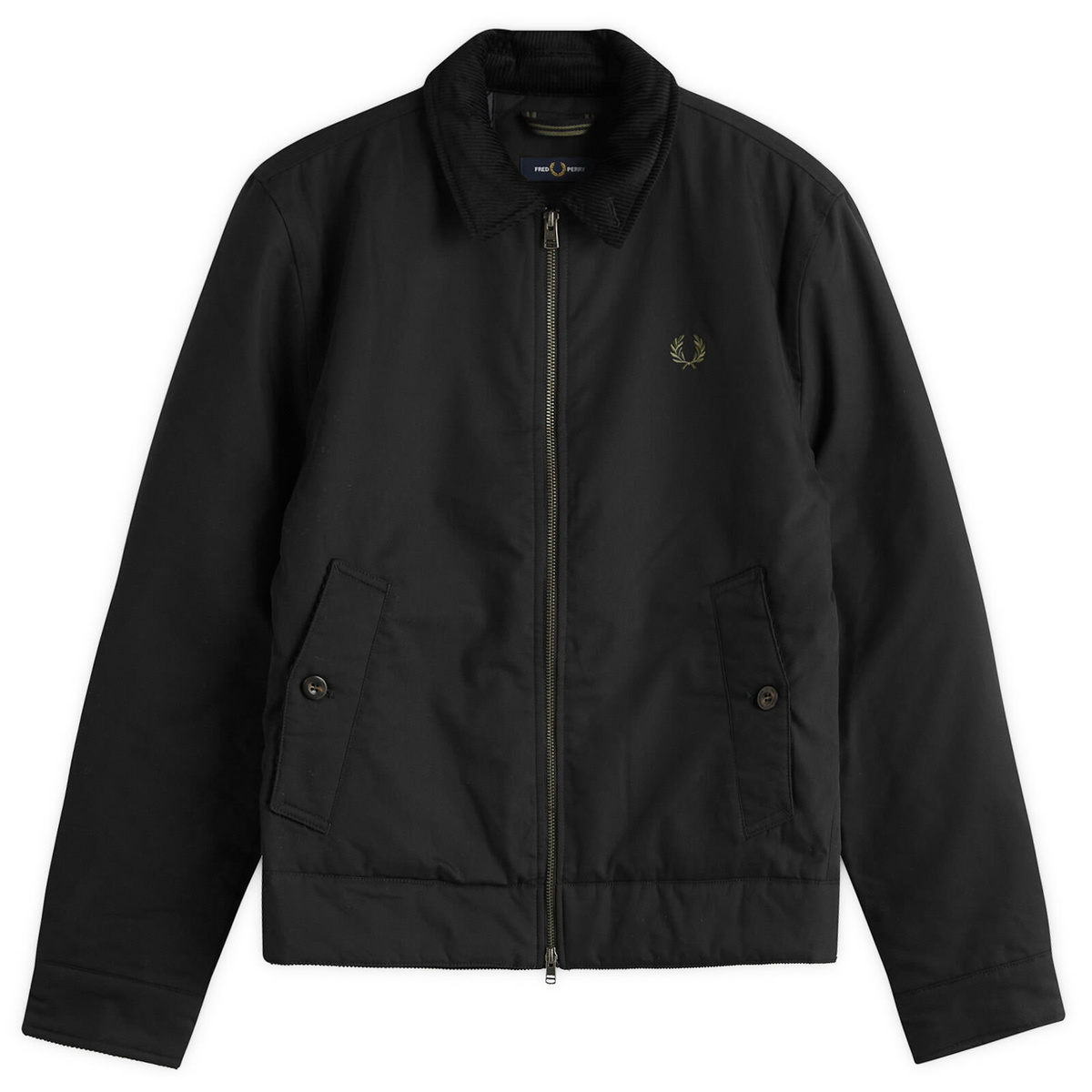 【FRED PERRY】Reissues Harrington Jacket Harrington Jacket - Black | Made In England | Men's Jackets
