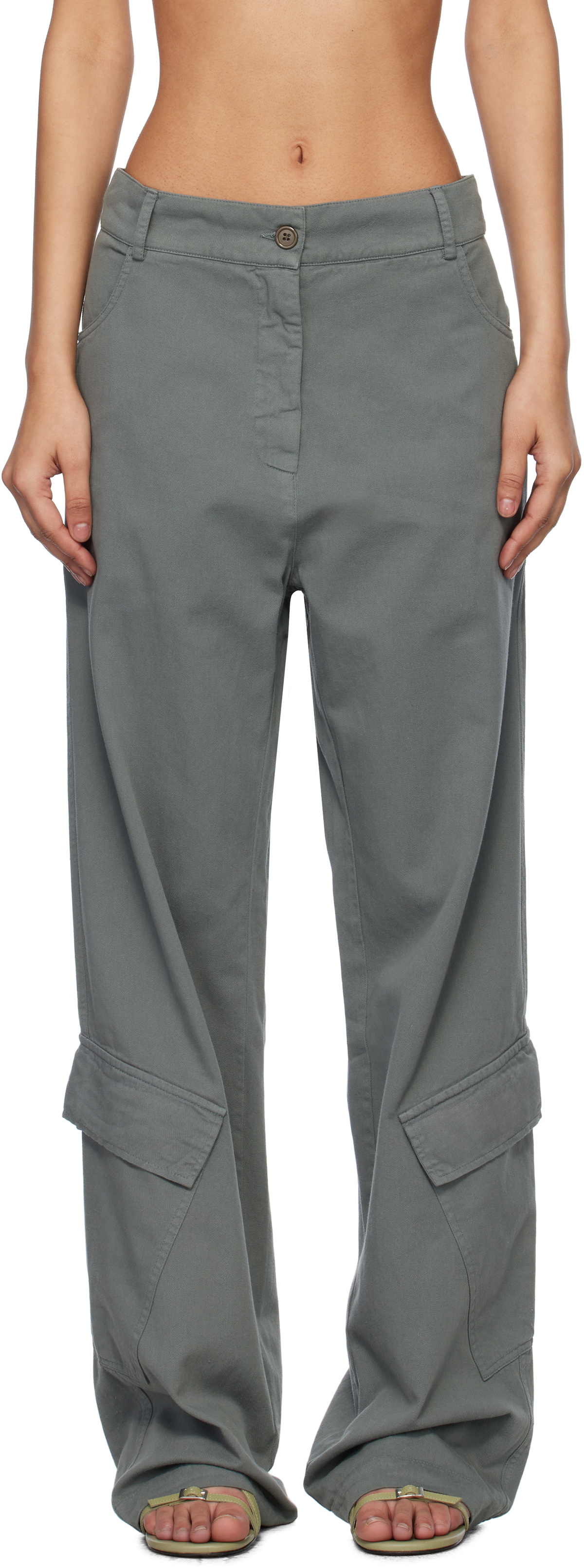 J.L-A.L 25AW Irina Trousers Contracts Linen Trousers | Irina Voinea