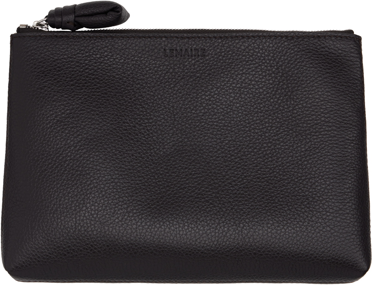 LEMAIRE Brown Small Pouch