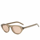 Prada Eyewear B15S Sunglasses in Transparent Clay/Pink 