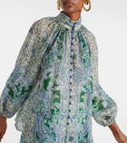 Zimmermann Ottie paisley ramie blouse