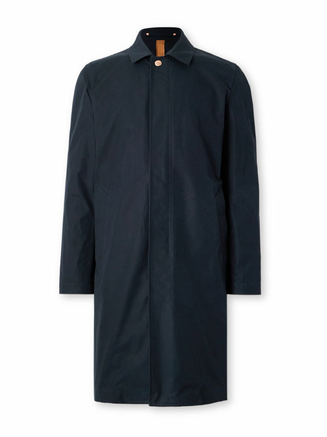 Private White V.C. - Jack's Mac Cotton Coat - Blue Private White V.C.