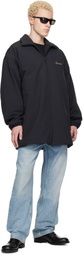 Fear of God ESSENTIALS Black Signature Filled Barn Jacket
