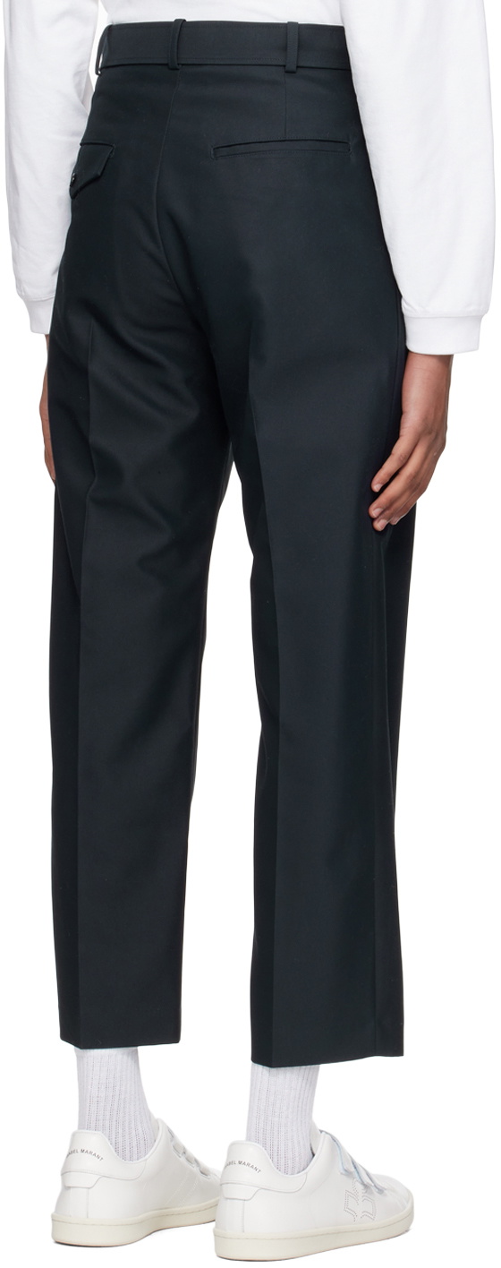 rito structure Navy Belted Trousers