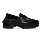 Maison Margiela Black Cross Loafers