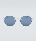 Cartier Eyewear Collection Signature C de Cartier round sunglasses