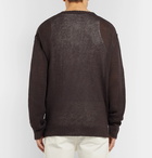 Our Legacy - Acre Linen Sweater - Men - Brown