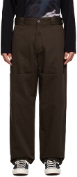 N.Hoolywood Brown Dickies Edition Trousers