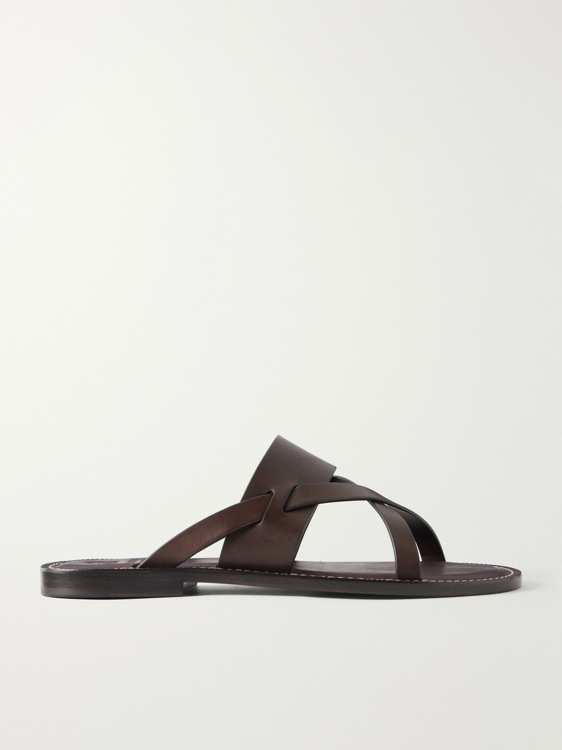 Brunello Cucinelli - Leather Sandals - Brown