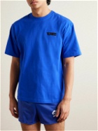 Y,IWO - Logo-Print Cotton-Jersey T-Shirt - Blue