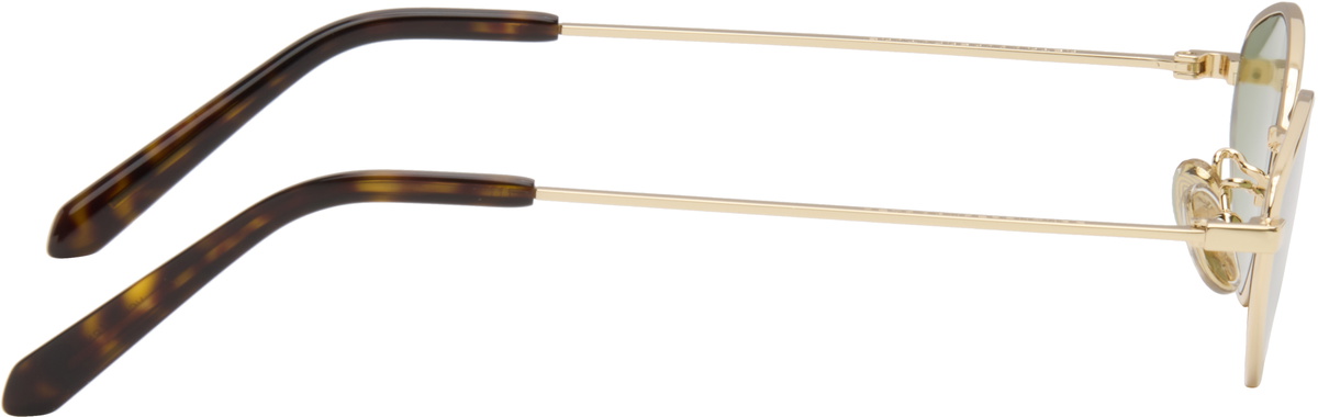 RETROSUPERFUTURE Gold Zyra Sunglasses